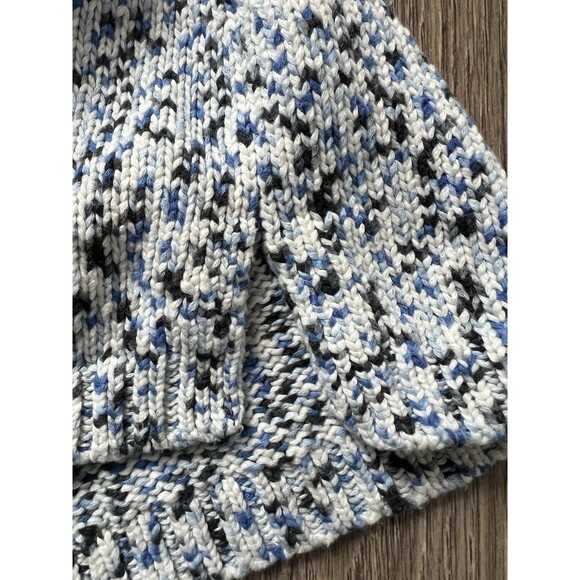 Talbots Sweater XL Petite Roll Mock Neck Pullover Knit Plus Cotton Blend Coastal - Picture 5 of 9